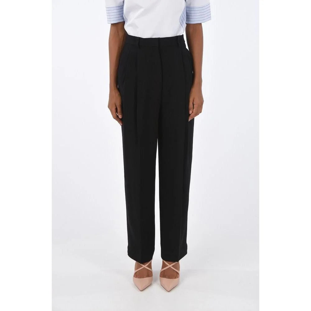 Tory Burch Black Acetate Casual Pants