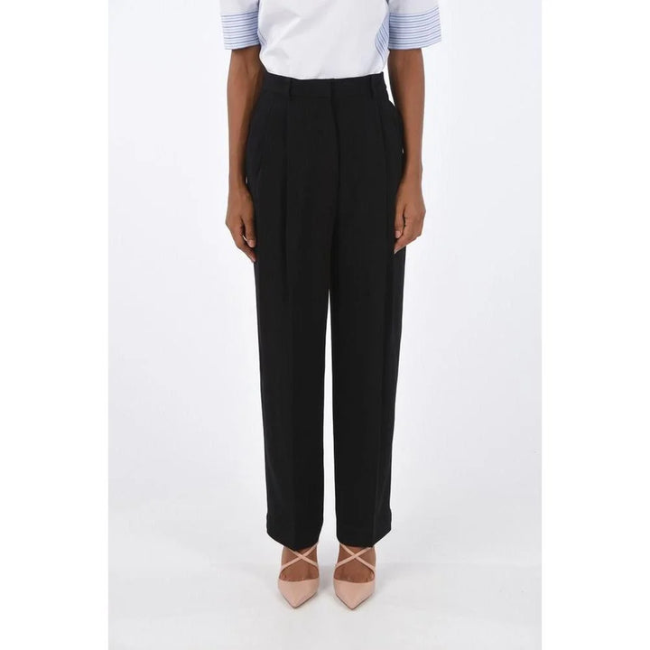 Tory Burch Black Acetate Casual Pants