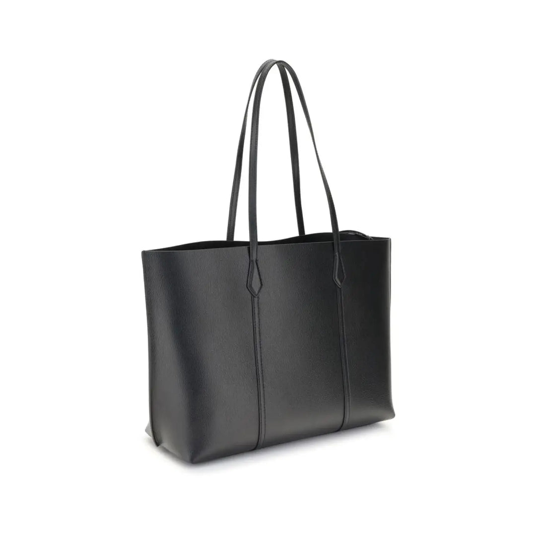 Tory Burch Black Calf Leather Bos Taurus Handbag
