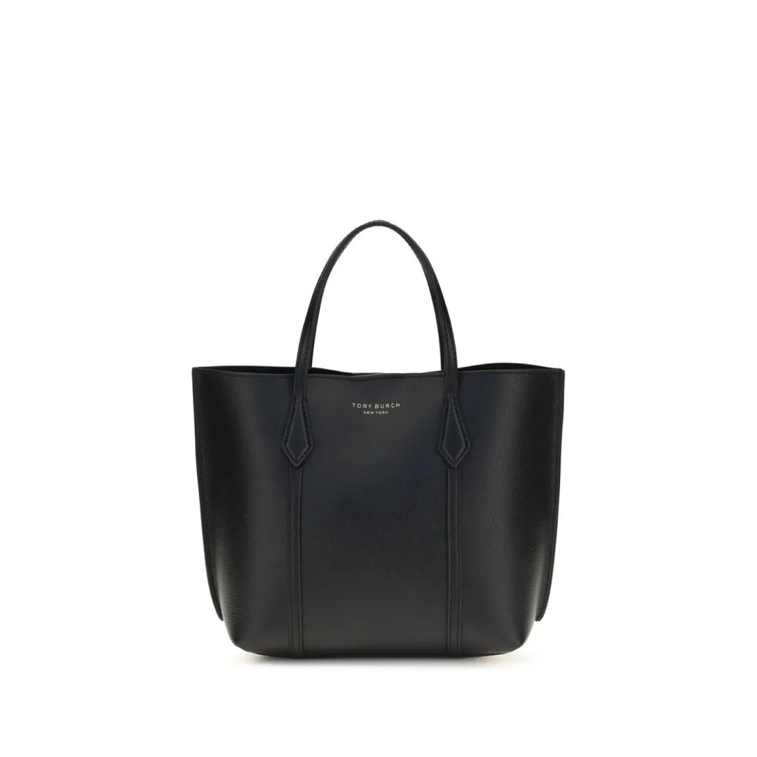 Tory Burch Black Calf Leather Bos Taurus Handbag