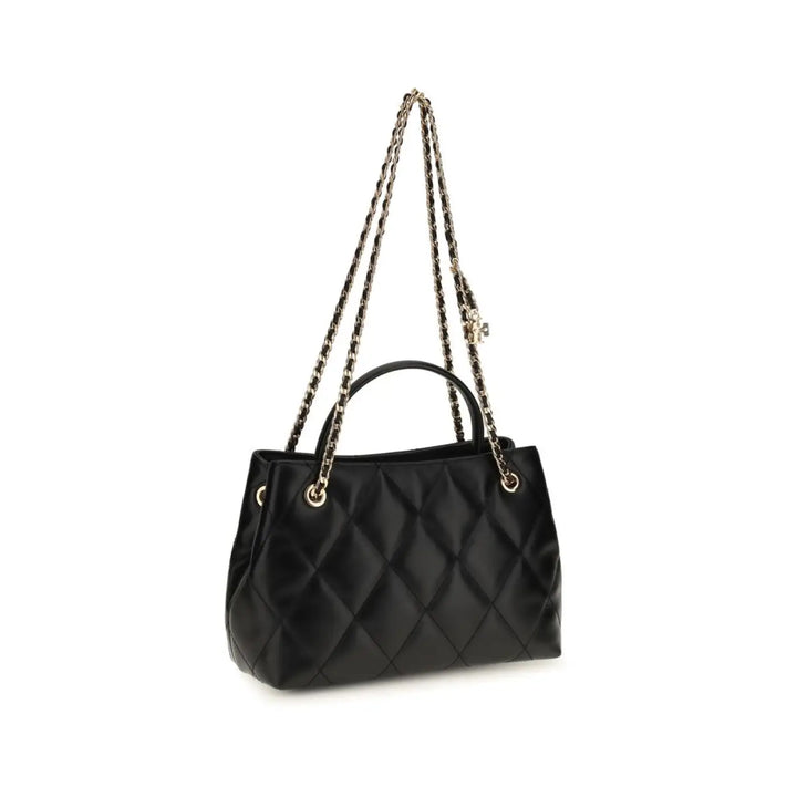 Tory Burch Black Calf Leather Bos Taurus Shoulder Bag