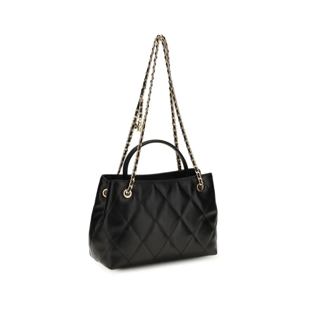 Tory Burch Black Calf Leather Bos Taurus Shoulder Bag