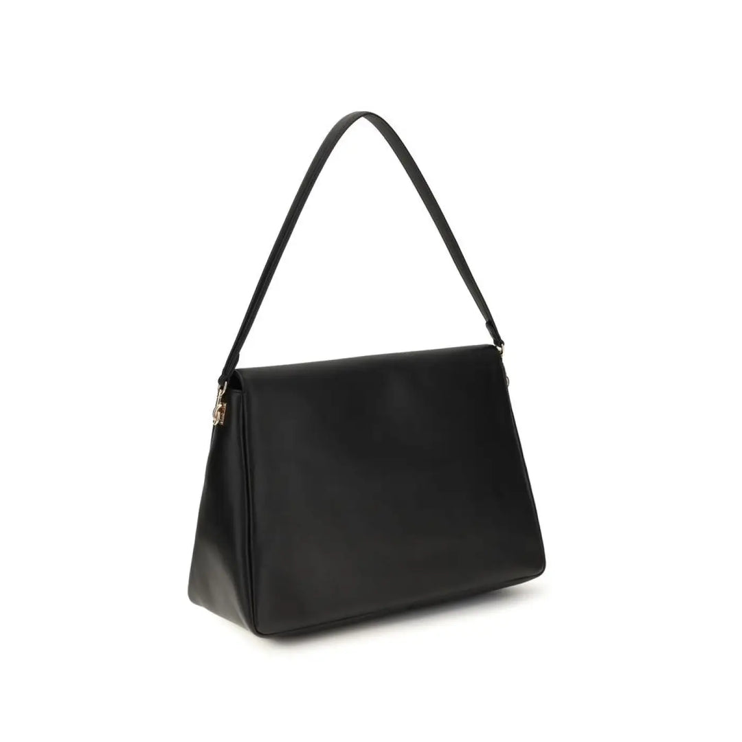 Women’s Tory Burch Black Calf Leather Bos Taurus Shoulder Bag