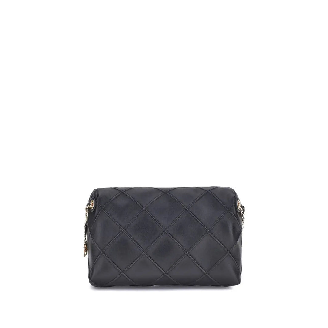 Tory Burch Black Calf Leather Bos Taurus Shoulder Bag