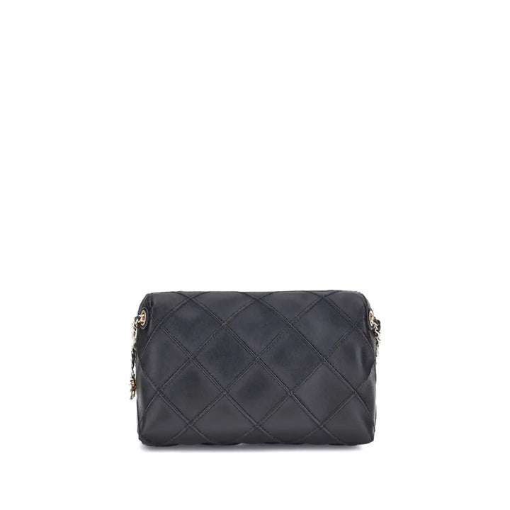 Tory Burch Black Calf Leather Bos Taurus Shoulder Bag