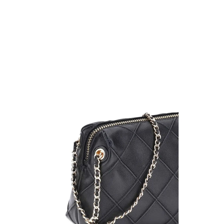 Tory Burch Black Calf Leather Bos Taurus Shoulder Bag