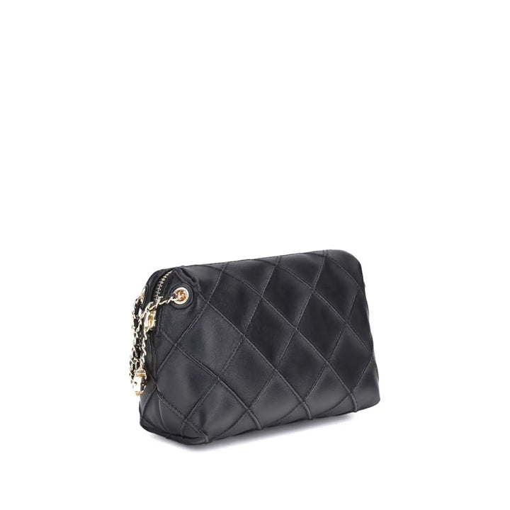 Tory Burch Black Calf Leather Bos Taurus Shoulder Bag