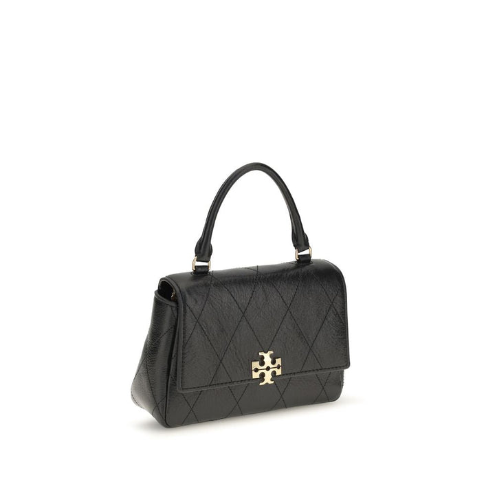 Tory Burch Black Calf Leather Bos Taurus Wallet