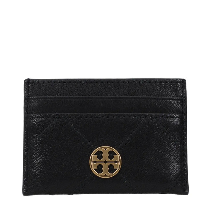 Tory Burch Black Leather Cardholder