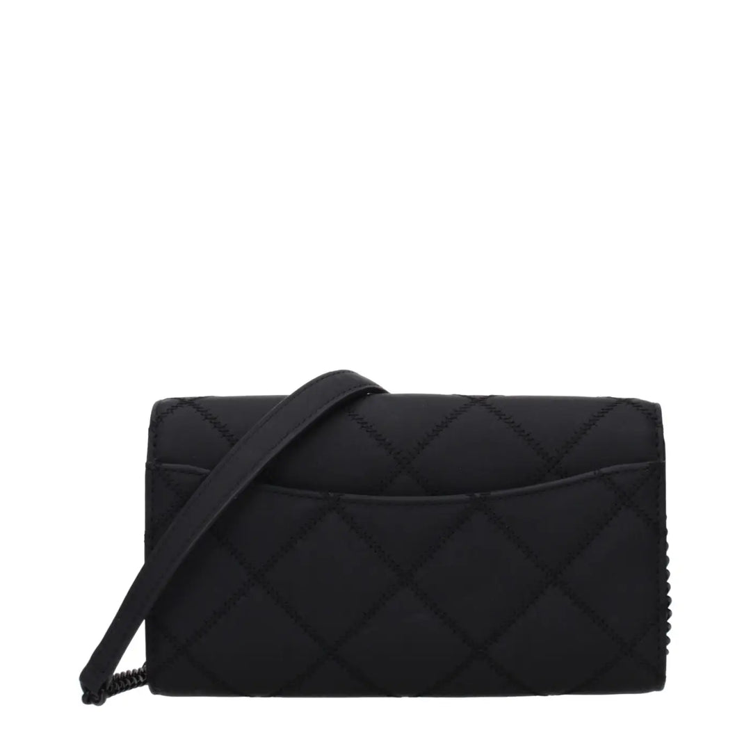 Tory Burch Black Leather Clutch Bag