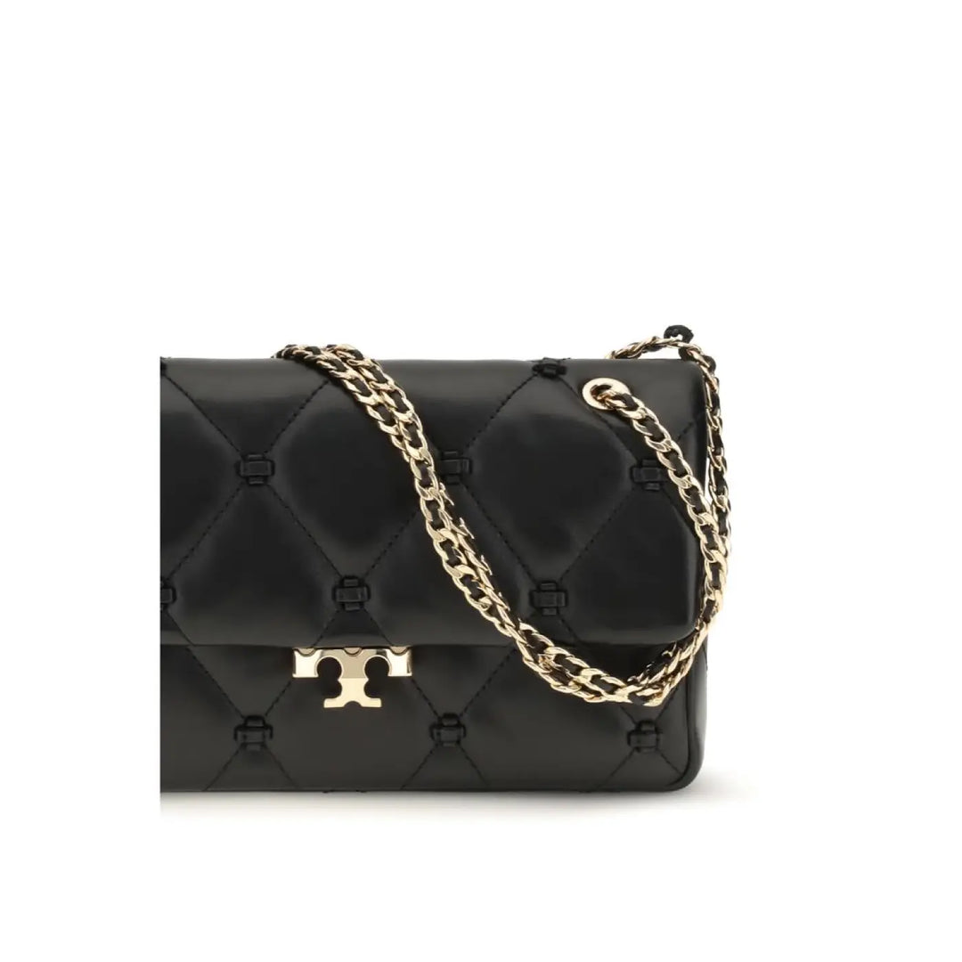 Tory Burch Black Napa Leather / Calf Bos Taurus Shoulder Bag