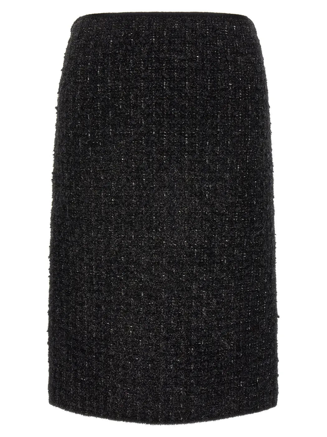 Tory Burch Black Viscose Long Skirt