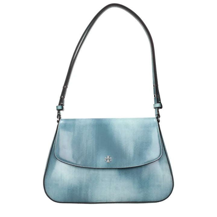 Tory Burch Blue Leather Shoulder Bag