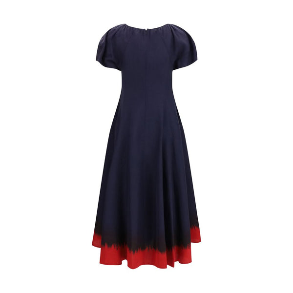 Tory Burch Blue Viscose Casual Dress women’s dress