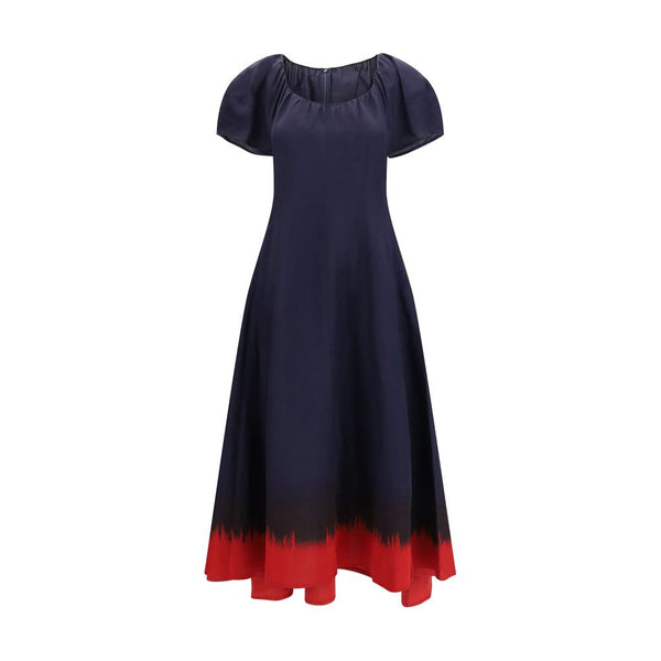 Tory Burch Blue Viscose Casual Dress women’s dress