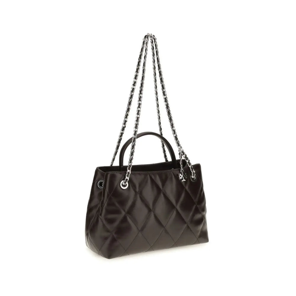 Tory Burch Brown Calf Leather Bos Taurus Shoulder Bag