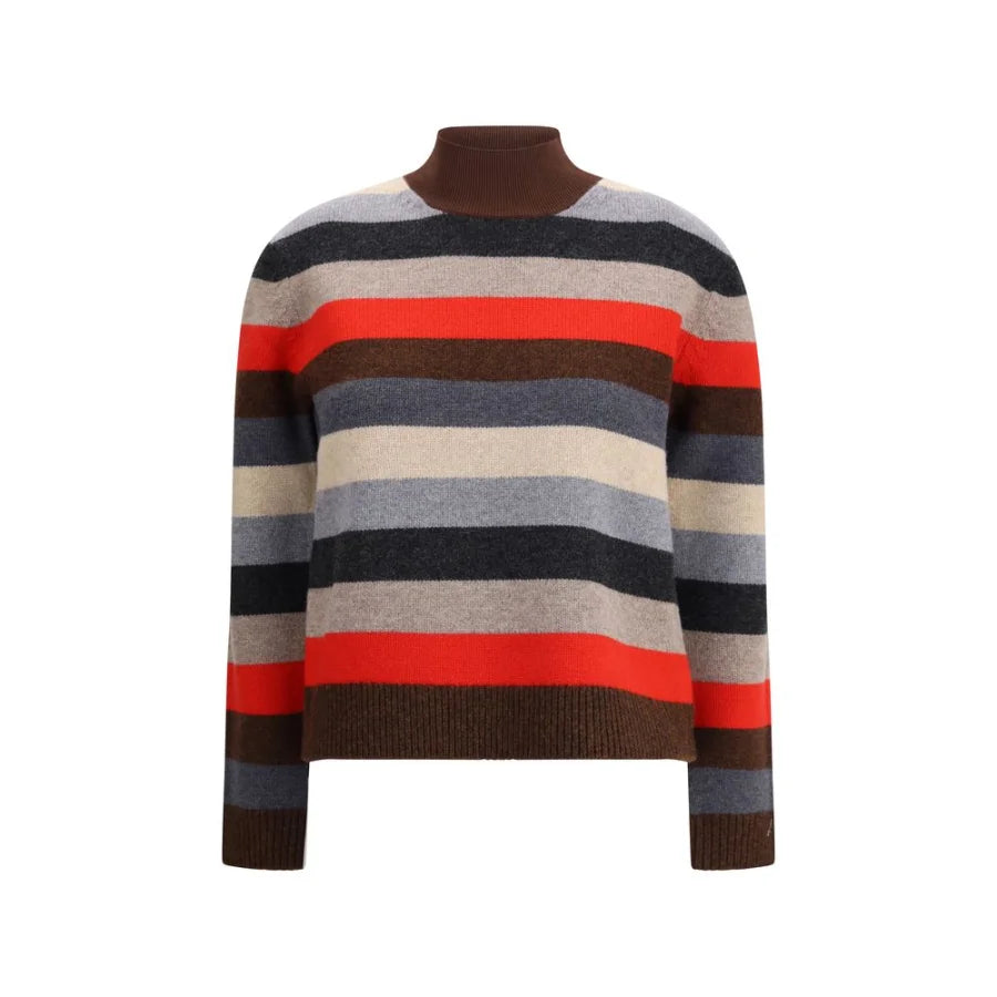 Tory Burch Multicolor Merino Wool Turtleneck