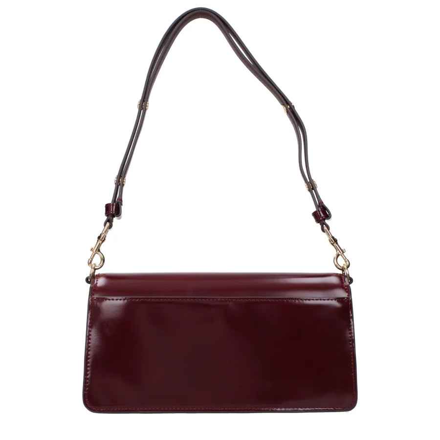 Tory Burch Red Leather Shoulder Bag