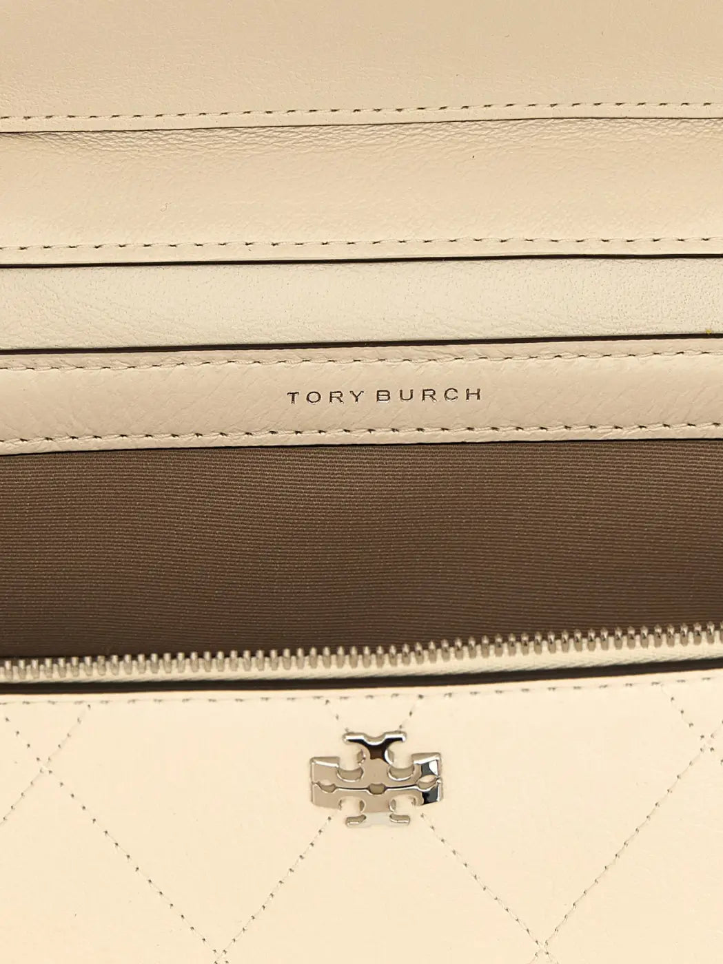 Tory Burch White Cowhide Crossbody Bag