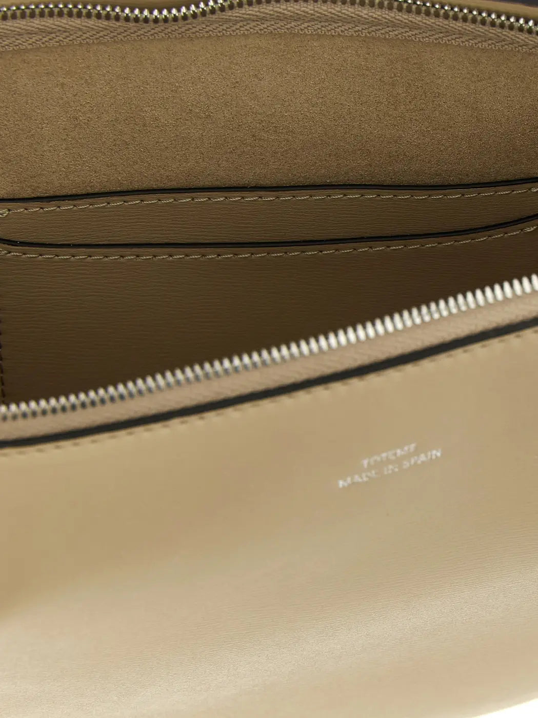 Toteme Beige Leather Shoulder Bag
