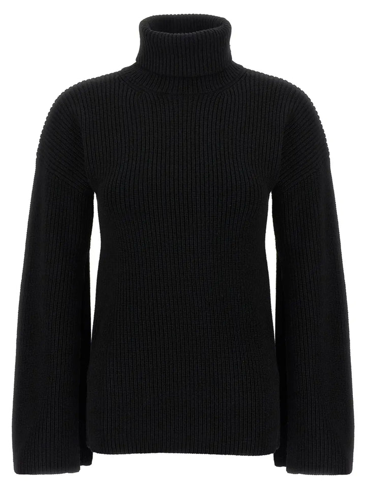 Toteme Black Wool Cardigan