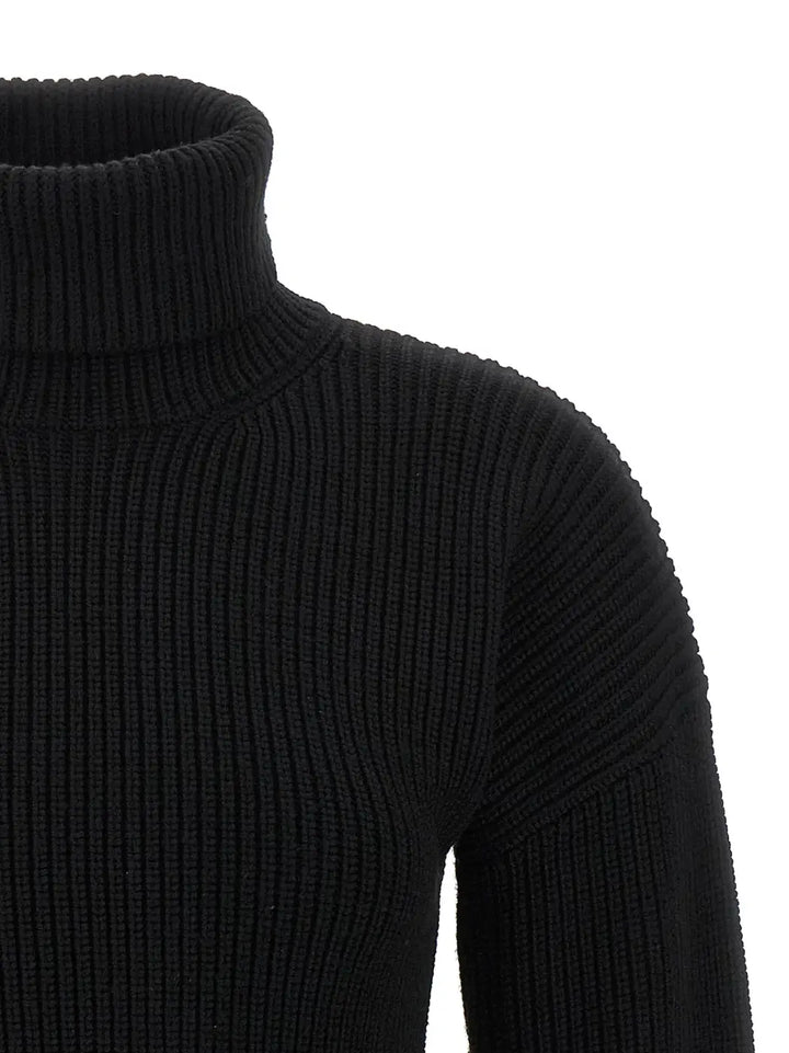 Toteme Black Wool Cardigan