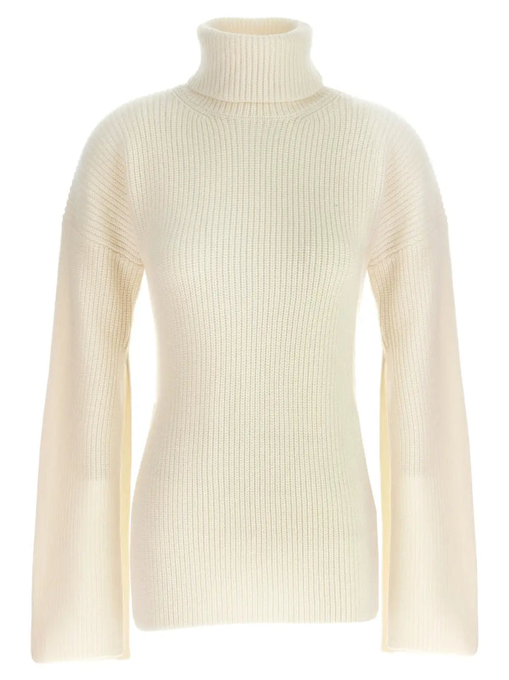 Toteme White Wool Cardigan