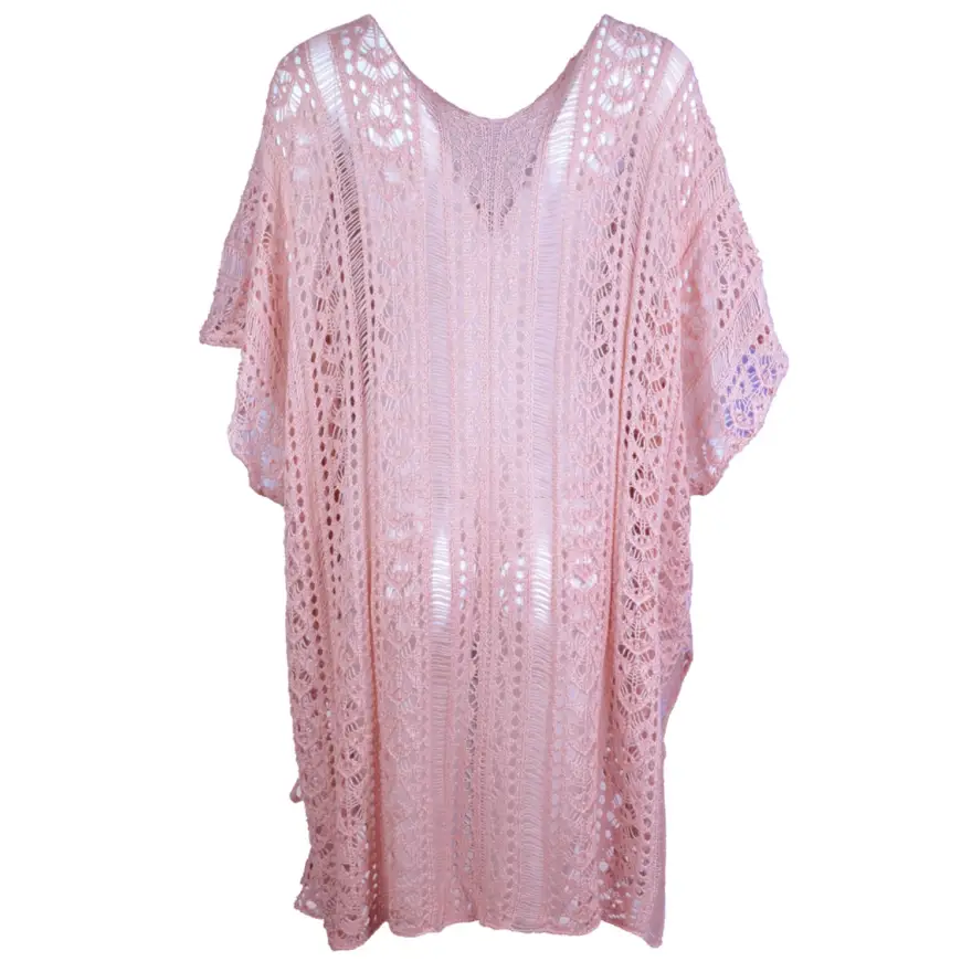Beach Ready Cutout Tassel v Neck Cover Up - Women’s Clothing