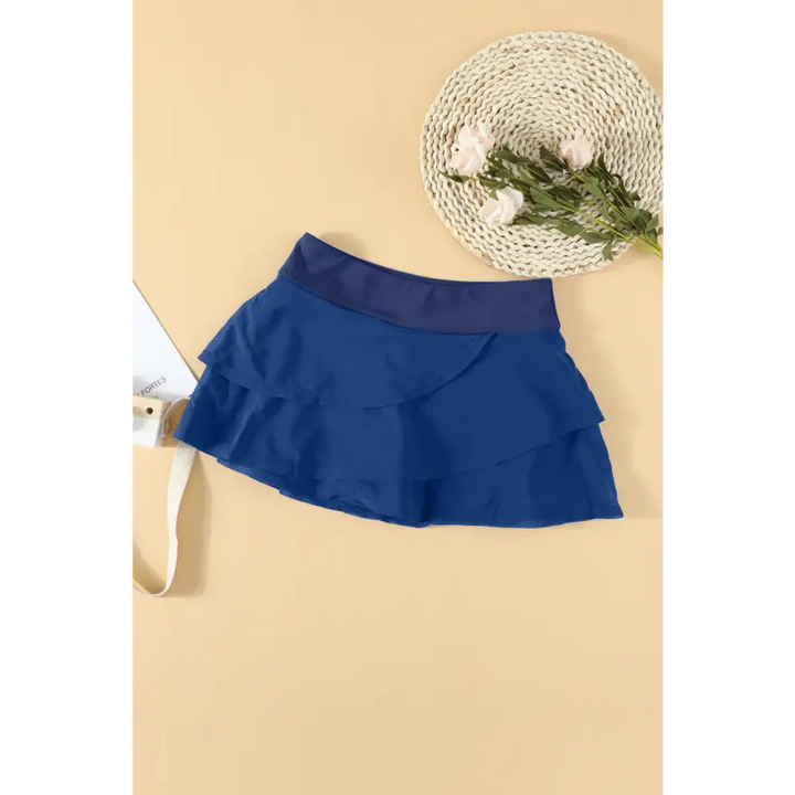 Chic Ruffled Swim Skirt with Perfect Fit and Flirty Flair - Women’s Skirts