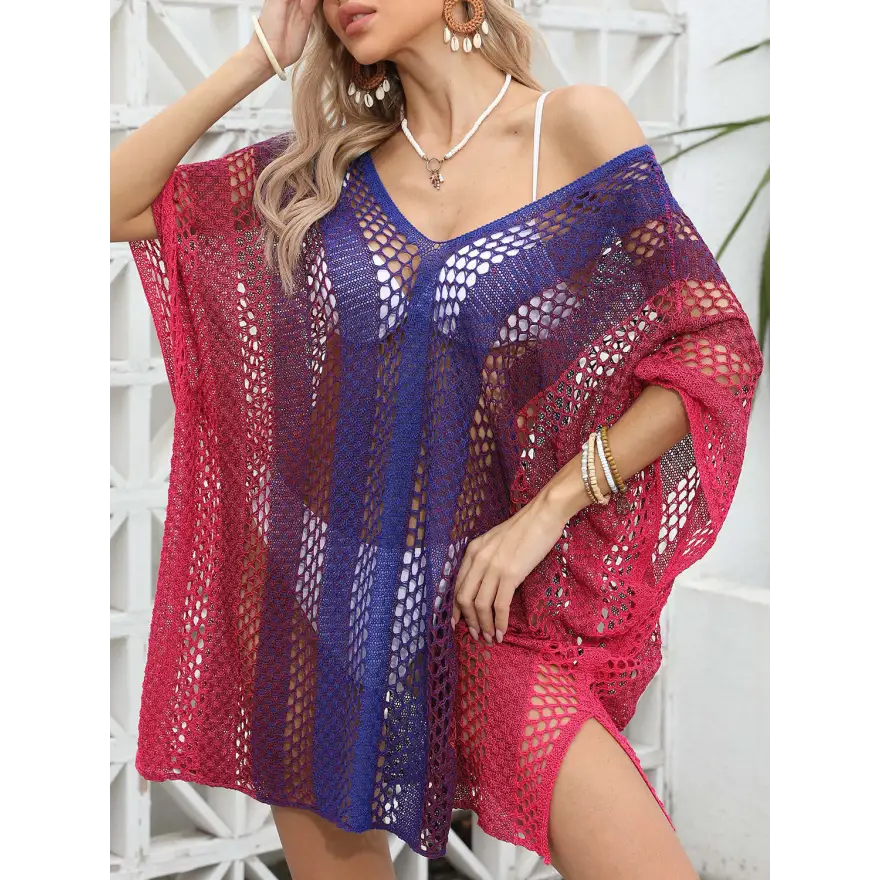 Chic v Neck Sleeveless Dress Sheer Elegance - Women’s Clothing