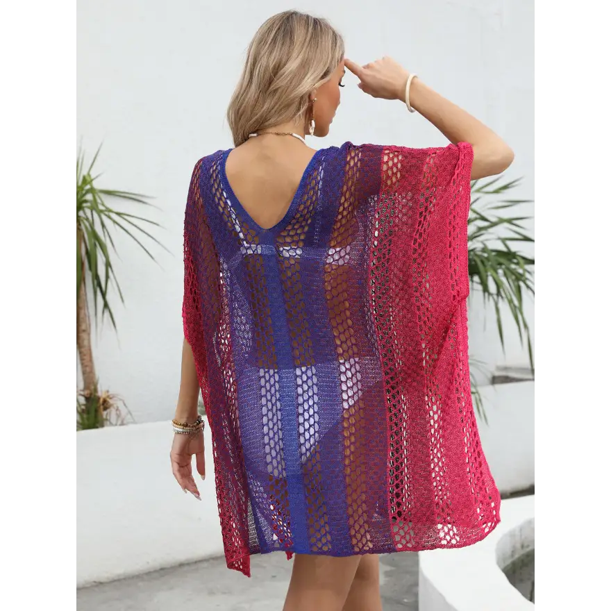 Chic v Neck Sleeveless Dress Sheer Elegance - Women’s Clothing