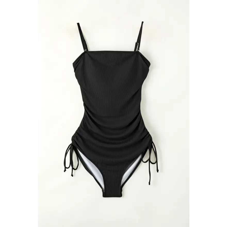 Sizzling Spaghetti Strap Swimsuit with Removable Padding - Women’s Swimwear