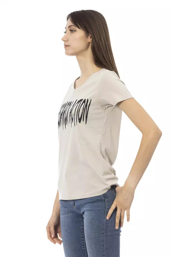 Trussardi Action - Beige Cotton Women Top