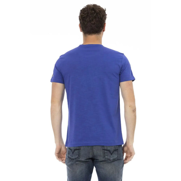 Trussardi Action Blue Cotton Men’s T-Shirt