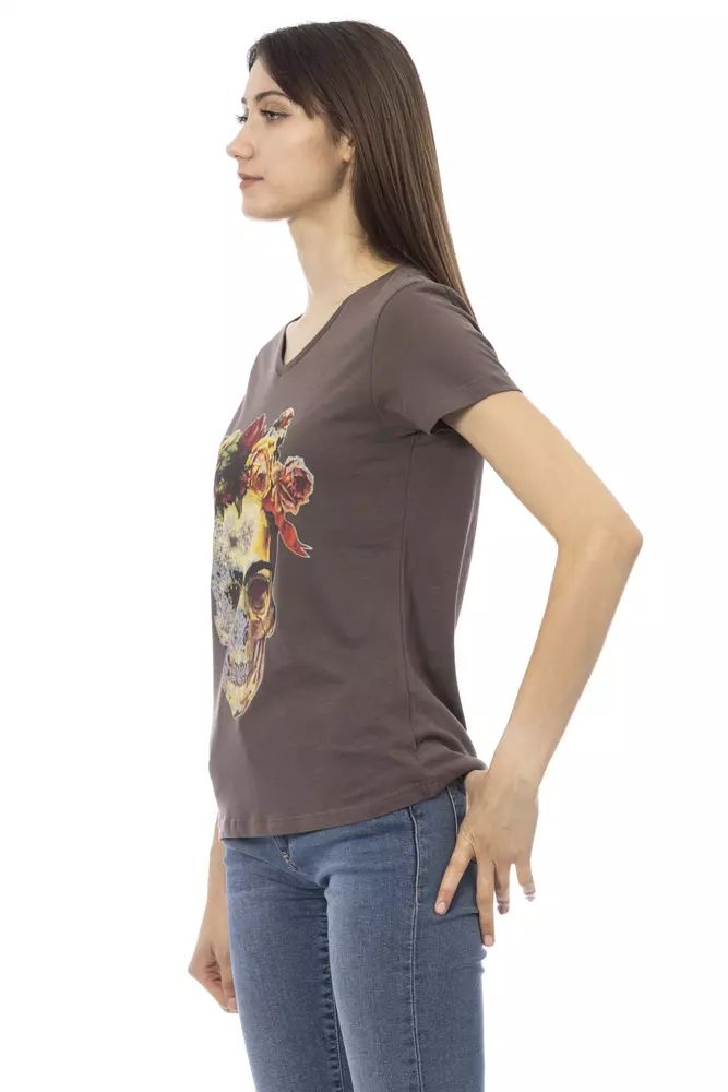 Trussardi Action - Brown Cotton T-Shirt