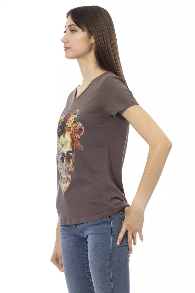 Trussardi Action - Brown Cotton Women T-Shirt