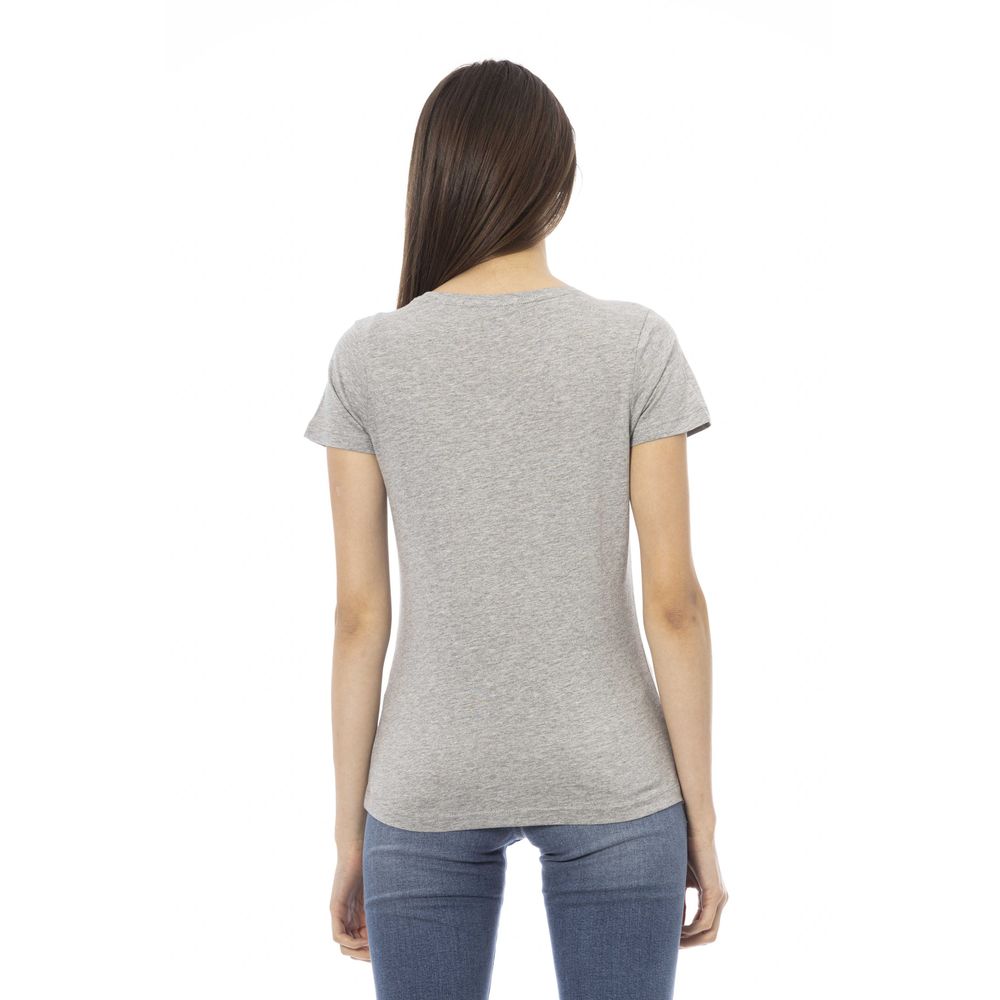Trussardi Action - Gray Cotton Women T-Shirt