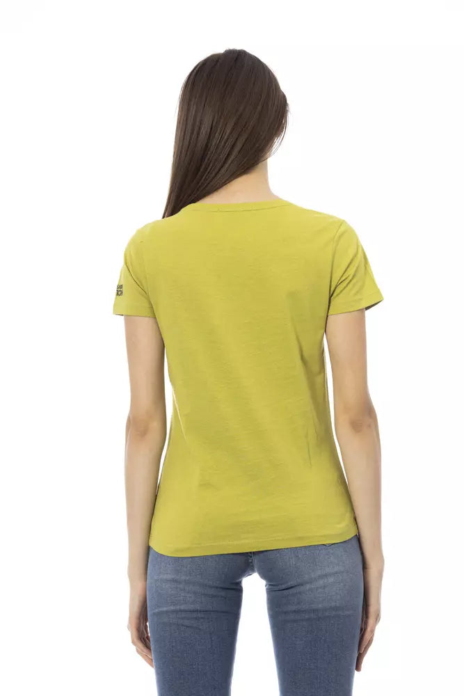 Trussardi Action - Green Cotton Women T-Shirt