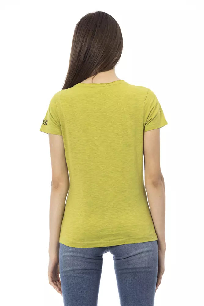 Trussardi Action - Green Cotton Women T-Shirt