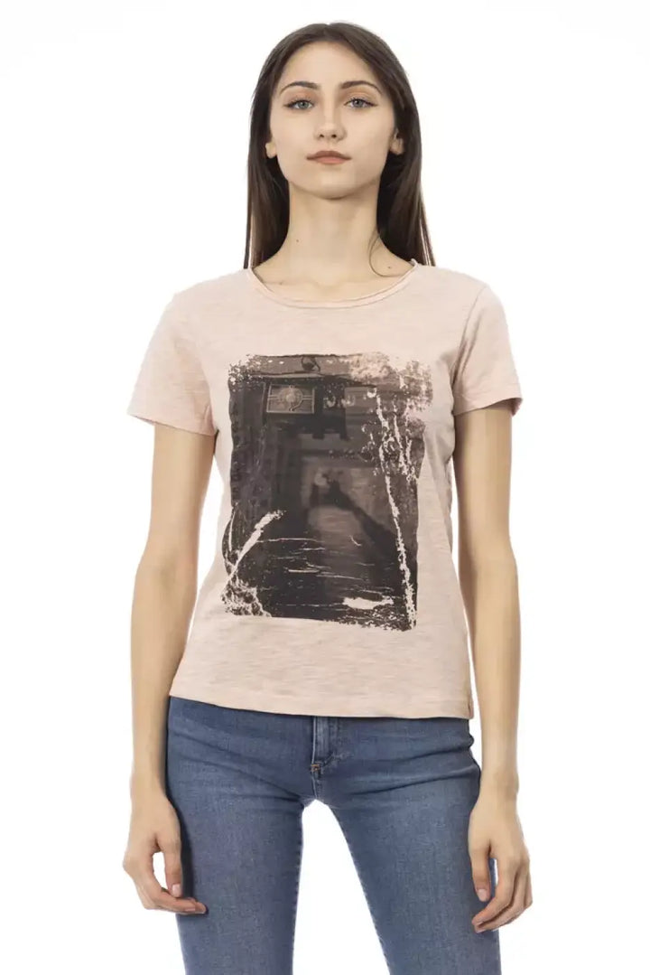 Trussardi Action Multicolor Cotton Women T-shirt