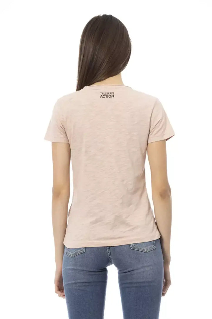 Trussardi Action Multicolor Cotton Women T-shirt