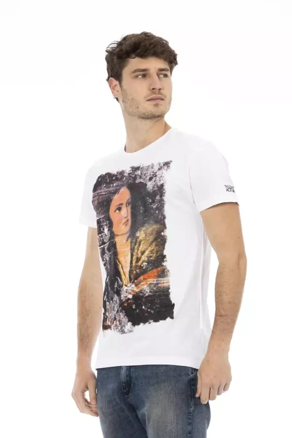 Trussardi Action White Cotton Men’s T-shirt