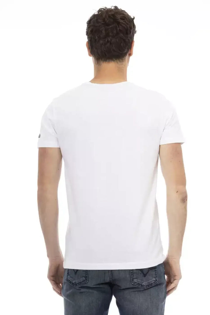 Trussardi Action White Cotton Men’s T-Shirt