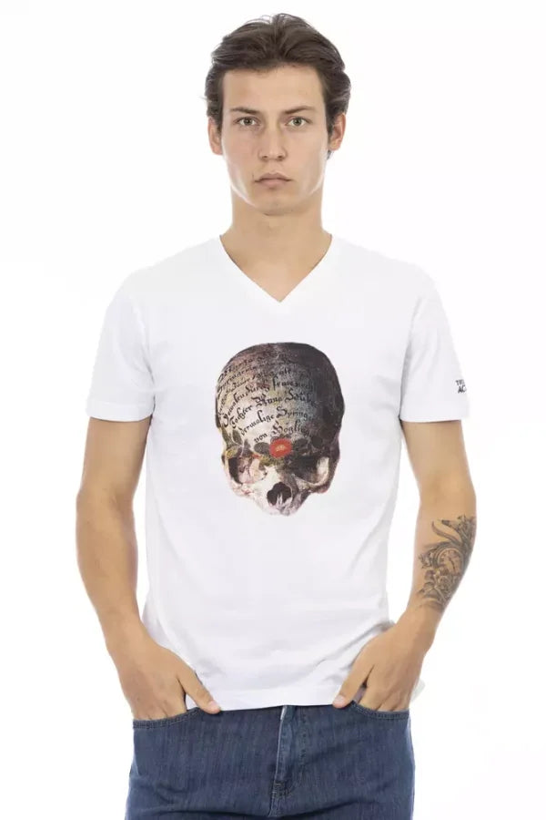 Trussardi Action White Cotton Men’s T-Shirt