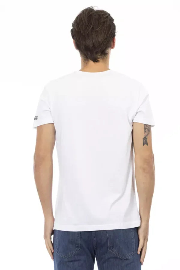 Trussardi Action White Cotton Men’s T-Shirt