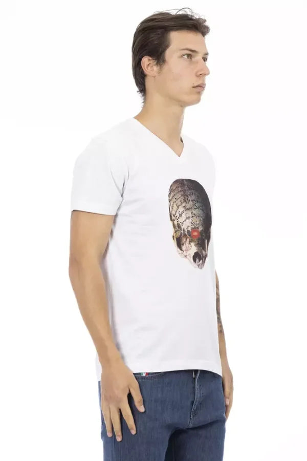 Trussardi Action White Cotton Men’s T-Shirt