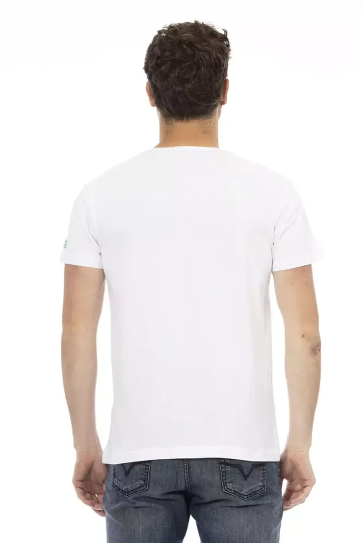 Trussardi Action White Cotton Men’s T-Shirt