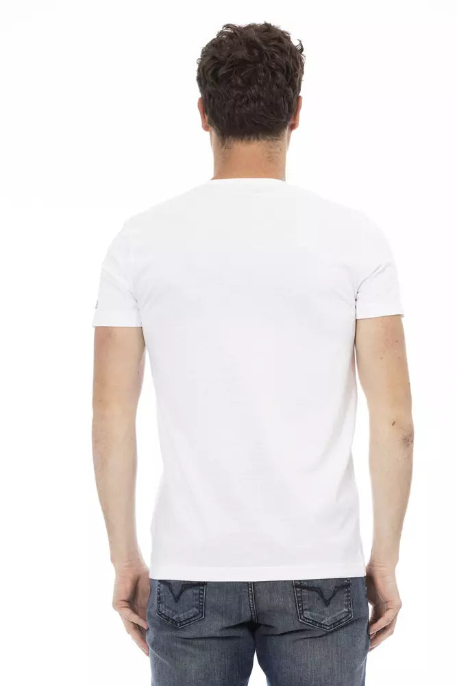 Trussardi Action White Cotton T-shirt