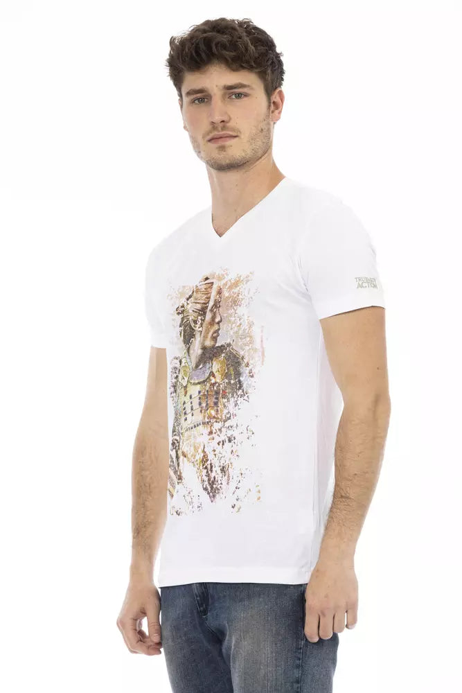Trussardi Action White Cotton T-shirt