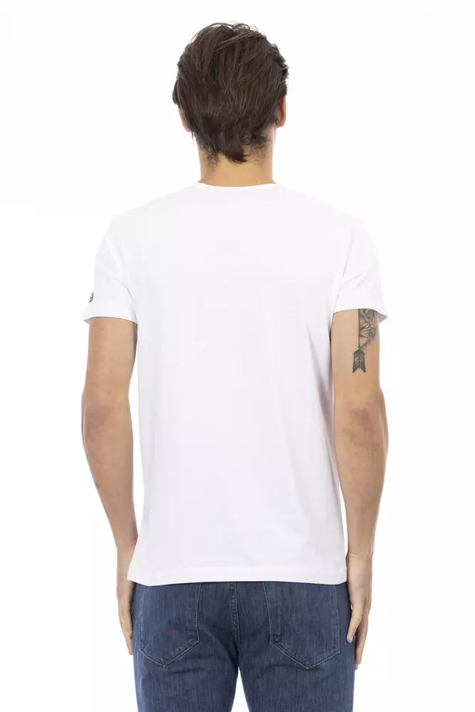 Trussardi Action White Cotton T-shirt